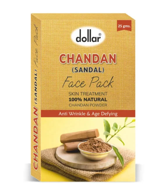 Dollar Chandan Face Pack Powder 25gm.12pcs pack