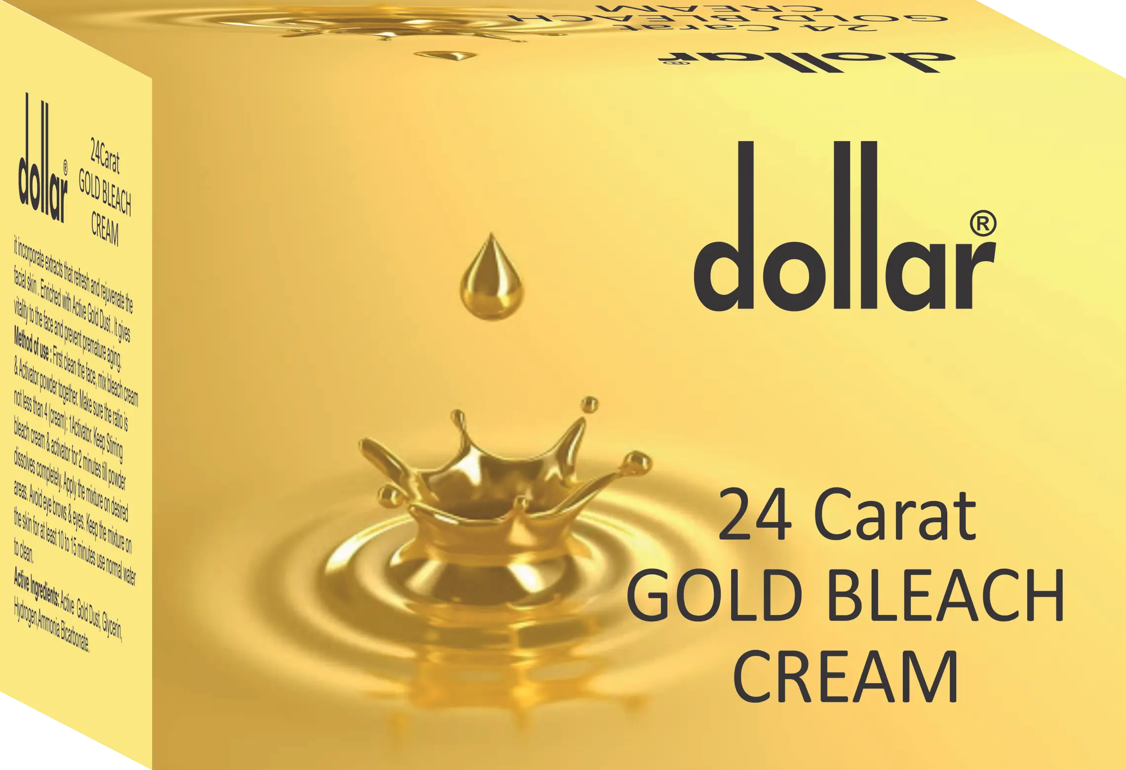 Dollar Gold Bleach Cream 35 gm