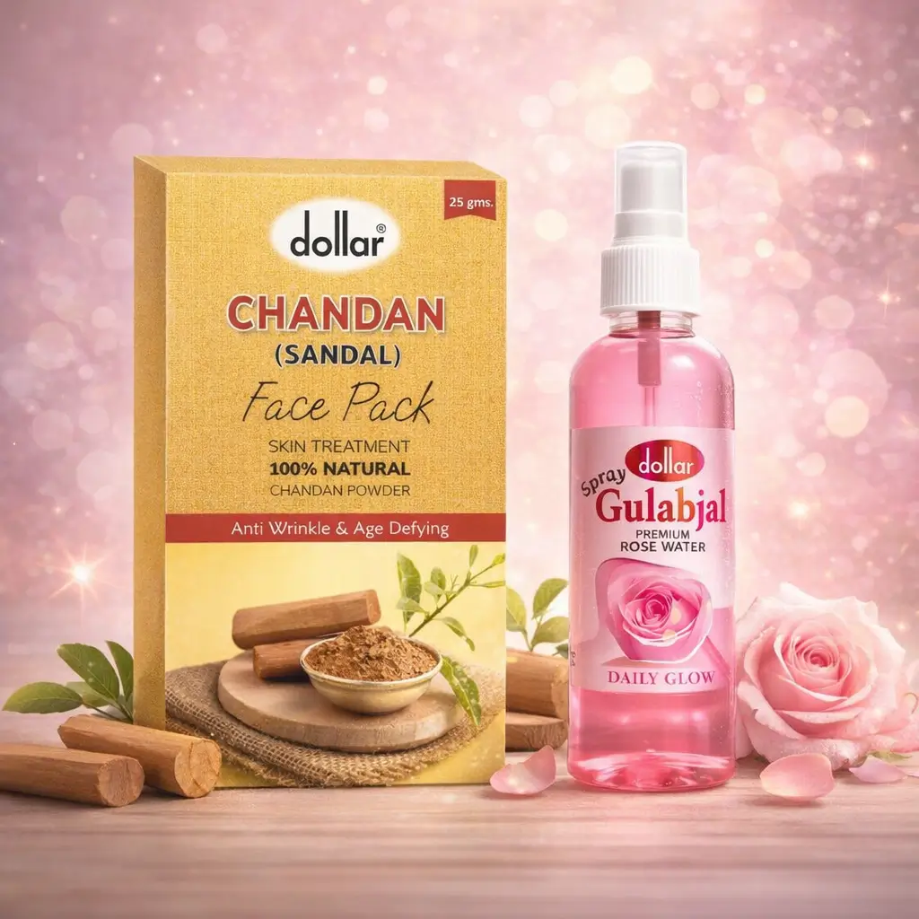 Dollar Chandan Face Pack Powder with Rose Water