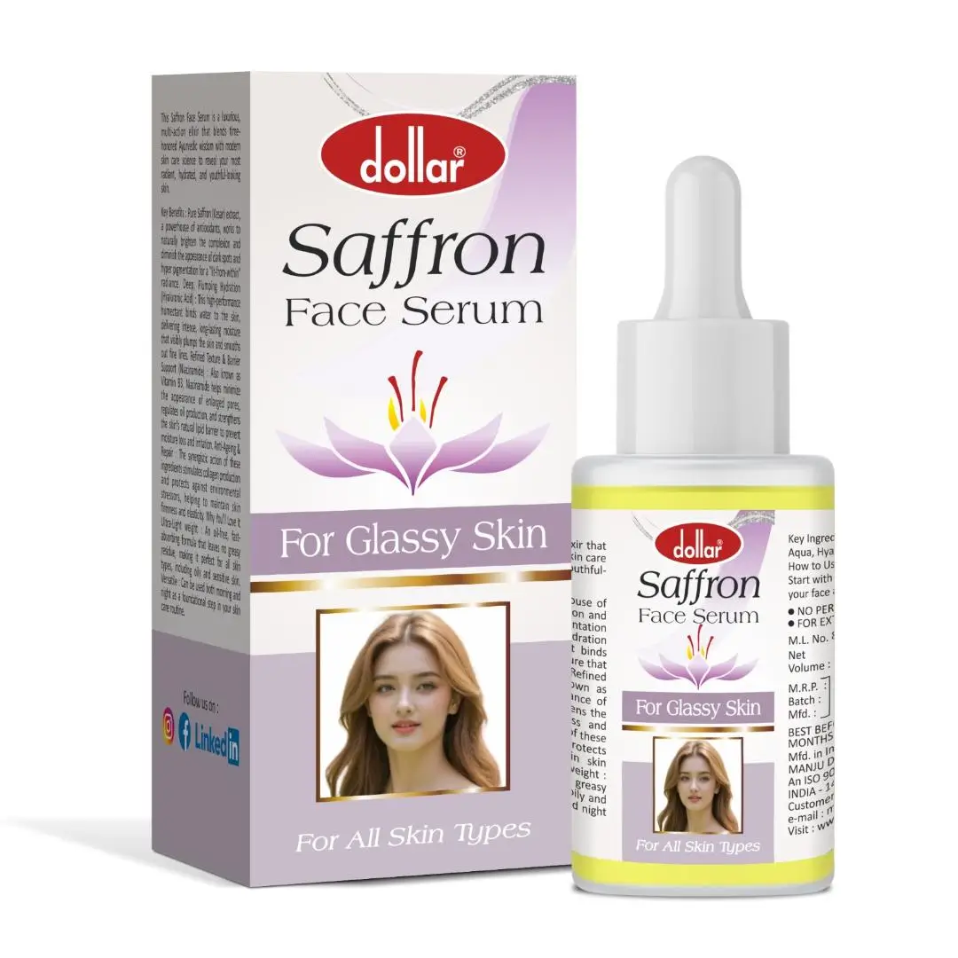 dollar saffron face serum